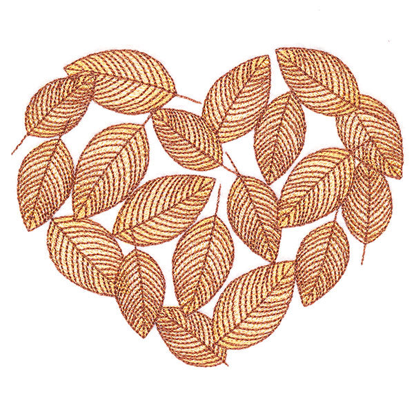 Fall into Leaves Heart