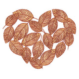 Fall into Leaves Heart
