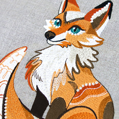 Textured Autumn Fox