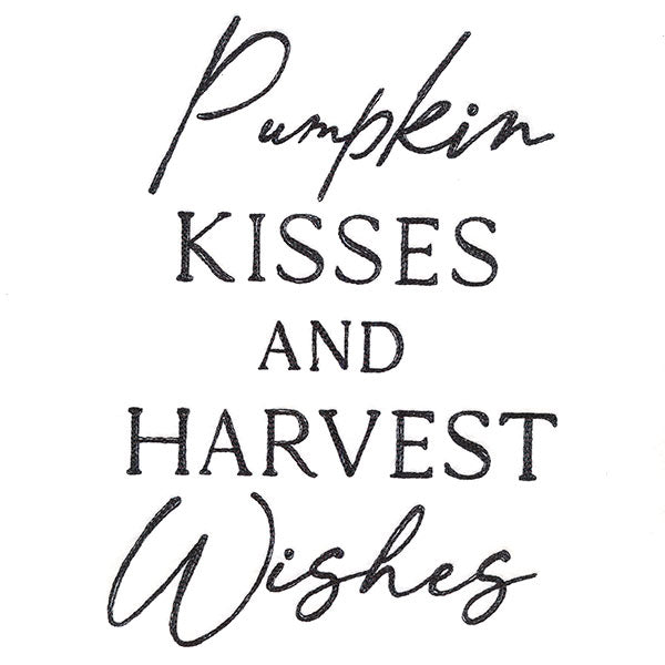 Pumpkin Kisses And Harvest Wishes