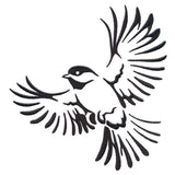 Soaring Chickadee in Flight