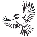 Soaring Chickadee in Flight