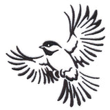 Soaring Chickadee in Flight
