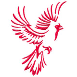 Soaring Cardinal in Flight