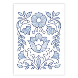 Delicate Folk Blooms (Cardstock)