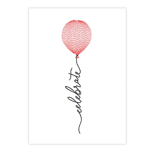 Celebrate Balloon (Cardstock)