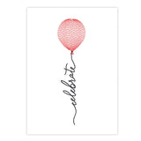Celebrate Balloon (Cardstock)