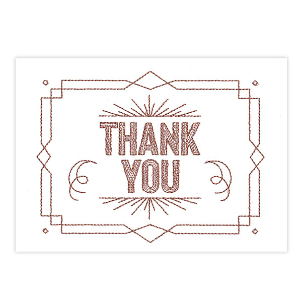 Modern Thank You (Cardstock)