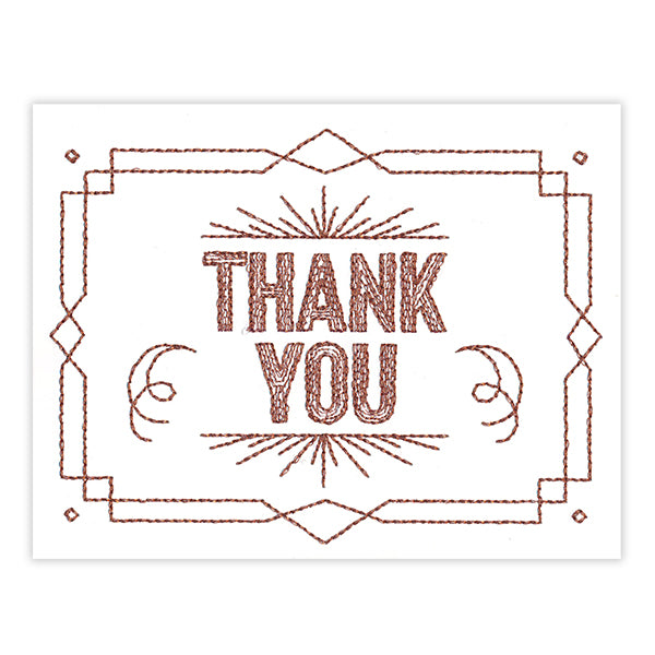 Modern Thank You (Cardstock)