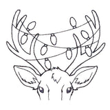 Festive Reindeer Pocket Peeker