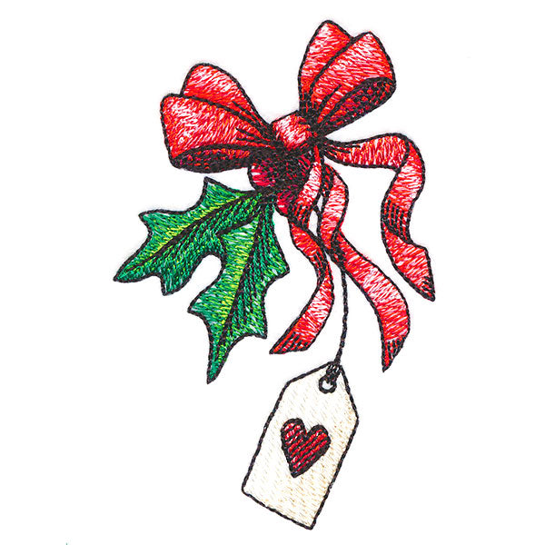 Made with Love and Holly Gift Bag Accent