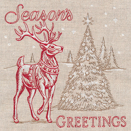Season's Greetings Reindeer Medley