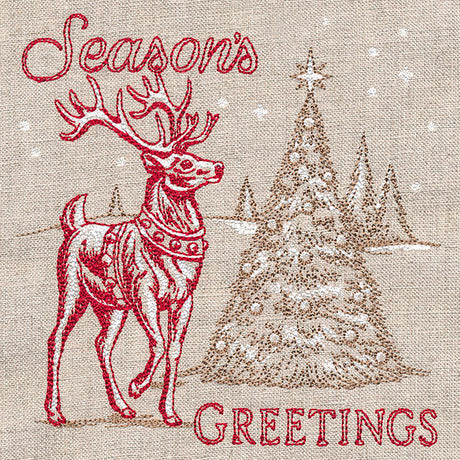Season's Greetings Reindeer Medley