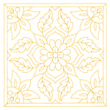 Autumn Kaleidoscope Quilting Square 1 (Double Run)