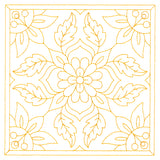 Autumn Kaleidoscope Quilting Square 1 (Double Run)