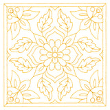 Autumn Kaleidoscope Quilting Square 1 (Double Run)