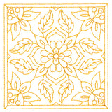 Autumn Kaleidoscope Quilting Square 1 (Double Run)