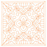 Autumn Kaleidoscope Quilting Square 3 (Double Run)