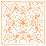 Autumn Kaleidoscope Quilting Square 3 (Double Run)