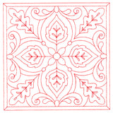 Autumn Kaleidoscope Quilting Square 5 (Double Run)