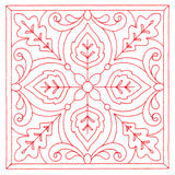 Autumn Kaleidoscope Quilting Square 5 (Double Run)