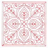 Autumn Kaleidoscope Quilting Square 5 (Double Run)