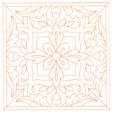 Autumn Kaleidoscope Quilting Square 6 (Double Run)