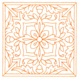 Autumn Kaleidoscope Quilting Square 6 (Double Run)