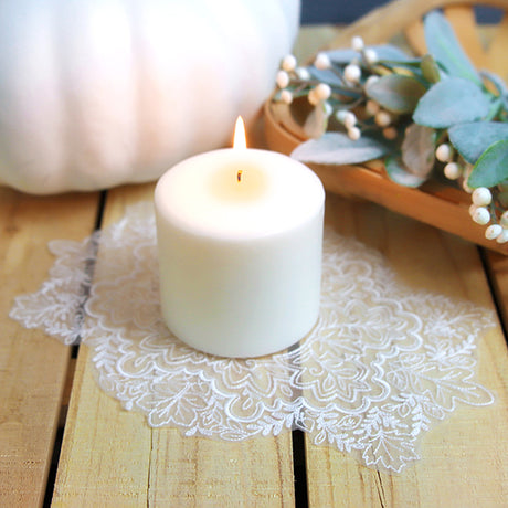 Intricate Autumn Doily (Organza)