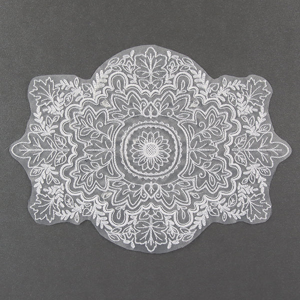 Intricate Autumn Doily (Organza)