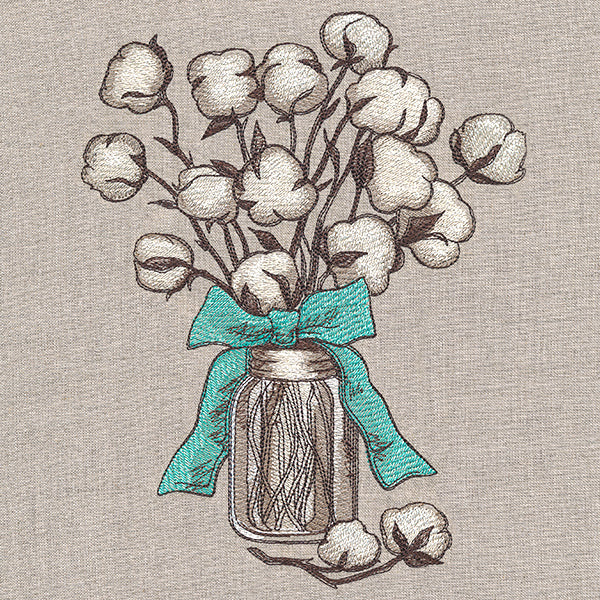 Charming Cotton Bouquet