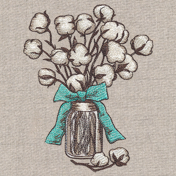 Charming Cotton Bouquet