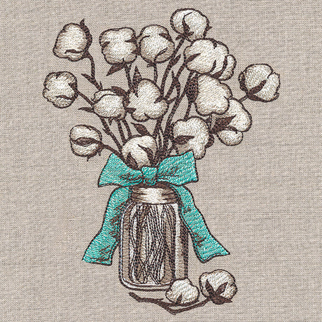 Charming Cotton Bouquet