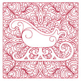 Christmas Charms Quilting Square - Sleigh (Double Run)
