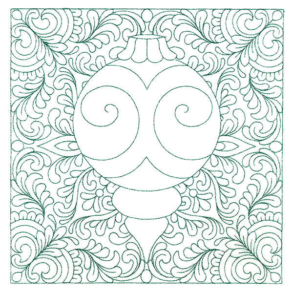 Christmas Charms Quilting Square - Ornament (Double Run)