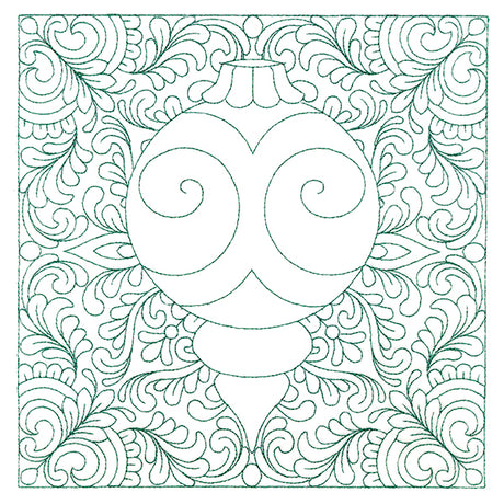 Christmas Charms Quilting Square - Ornament (Double Run)