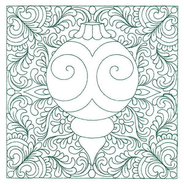 Christmas Charms Quilting Square - Ornament (Double Run)