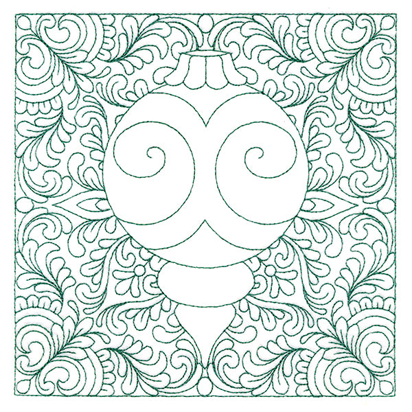 Christmas Charms Quilting Square - Ornament (Double Run)