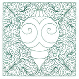 Christmas Charms Quilting Square - Ornament (Double Run)