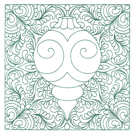 Christmas Charms Quilting Square - Ornament (Double Run)