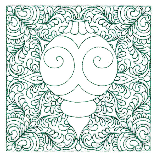 Christmas Charms Quilting Square - Ornament (Double Run)