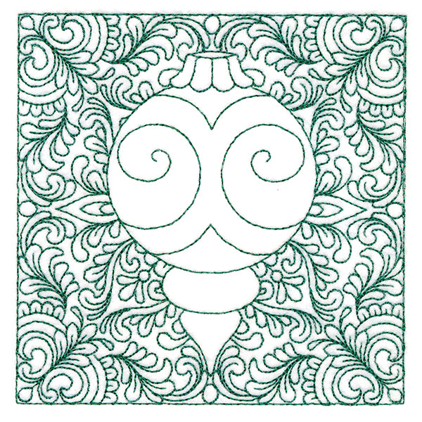Christmas Charms Quilting Square - Ornament (Double Run)