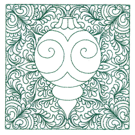Christmas Charms Quilting Square - Ornament (Double Run)