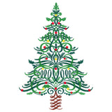 Calligraphic Christmas Tree
