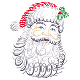 Calligraphic Santa Claus