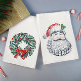 Calligraphic Santa Claus