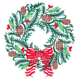 Calligraphic Christmas Wreath