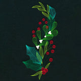 Festive Holly and Berries Spray