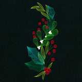 Festive Holly and Berries Spray
