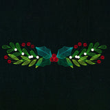 Festive Holly and Berries Border